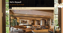 Desktop Screenshot of melsdrywall.com